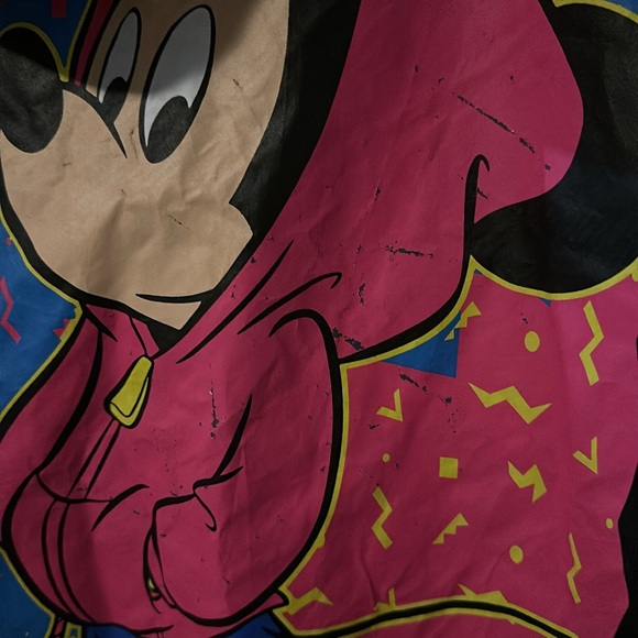 RARE Mickey 90s Style Colorblock Hooded Windbreaker Jacket - Picture 4 of 4